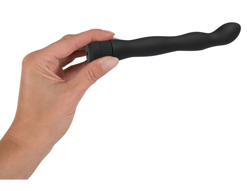 Kleiner Analvibrator in einer Hand
