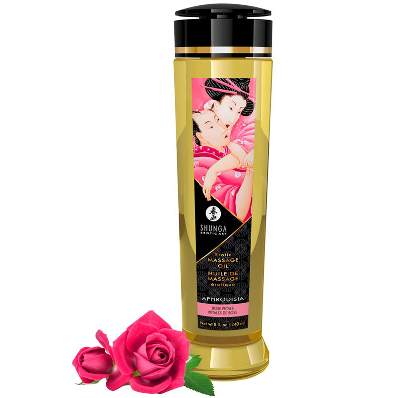 Shunga Massageöl Rose