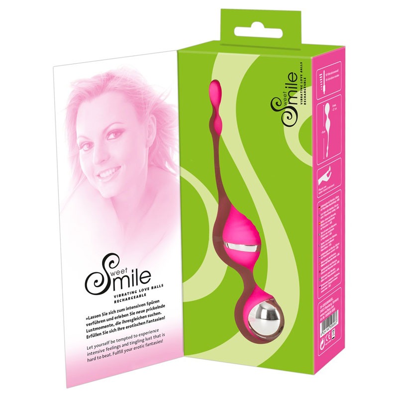 Vibrating Love Balls Verpackung offen