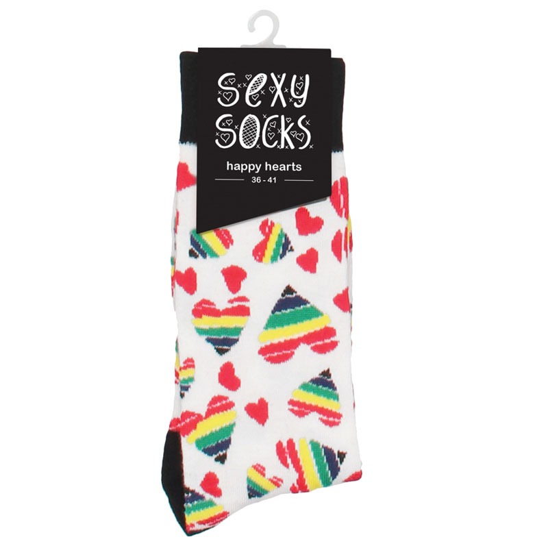 Sexy Socken 'Happy Hearts'