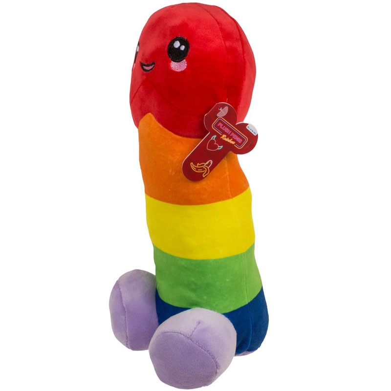Regenbogen-Plüschpenis