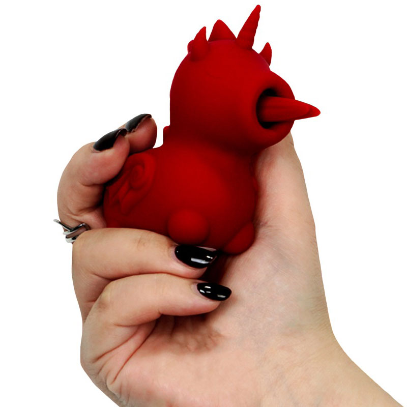 Auflegvibrator Blaze Diablo in einer Hand