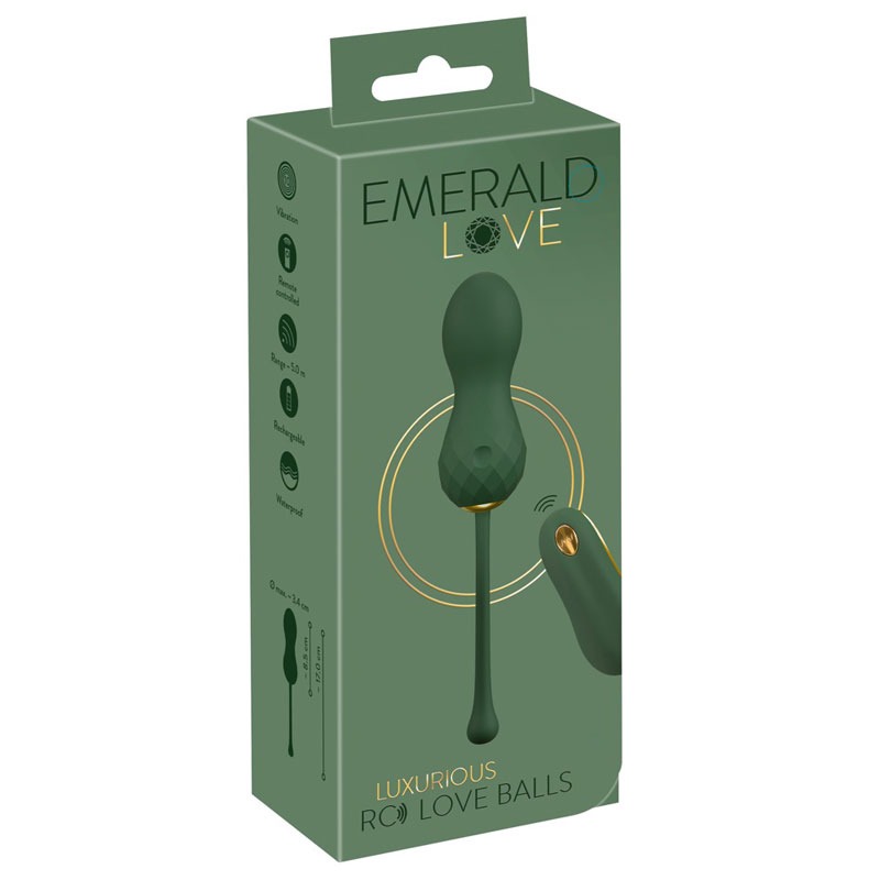 Luxuriöse Vibro-Liebeskugeln Verpackung