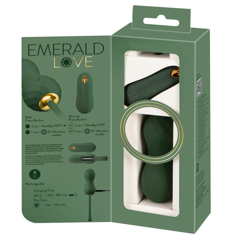 Luxuriöse Vibro-Liebeskugeln Verpackung innen