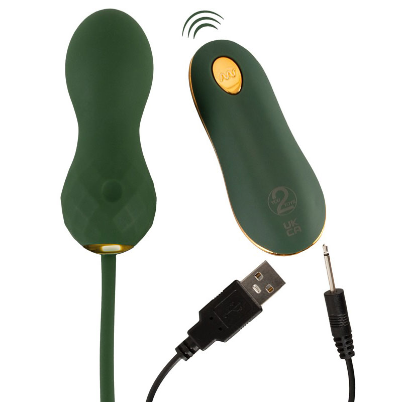 Luxuriöse Vibro-Liebeskugeln mit Ladekabel